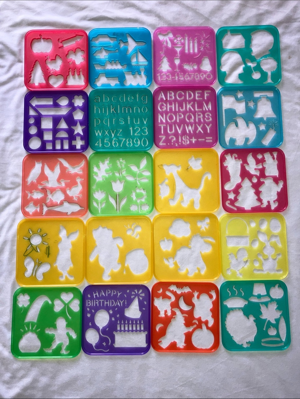 Vintage Tupperware Stencils